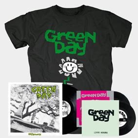 Green Day Smooth Black Lp X Inch Flowerpot T