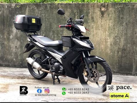 Yamaha Spark Leo Vince SBK Exhaust For Rent Motorcycles Motorcycle