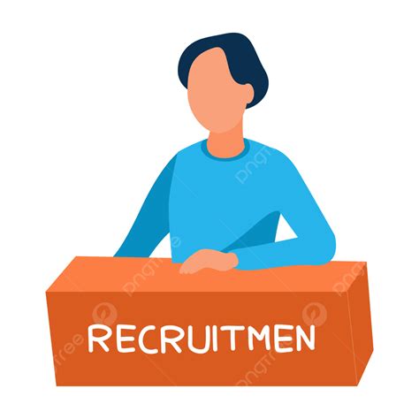 Waiting For Recruit Registration Vector Recruiter Flat Person Png