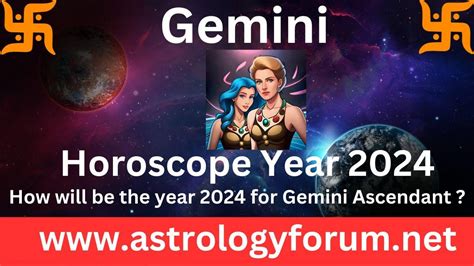 Gemini Horoscope 2024 U Astrologyforumdotnet