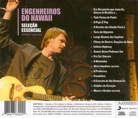 Engenheiros Do Hawaii Sele O Essencial Capas Covers Cd