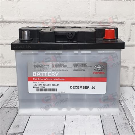 Genuine Toyota Corolla 12v Battery Zwe213 1 8L Ln2 60ah 2019 To 2022