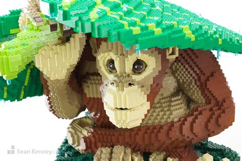 Artist Sean Kenney Creates Stunning Animal Sculptures With Lego Bricks