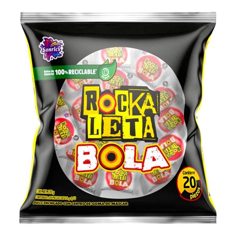 Sonrics Chicle Rocka Bola Bolsa Con Piezas Caja Con Bolsas