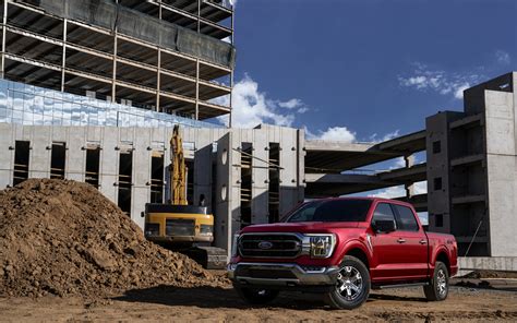 Download Wallpapers Ford F 150 2020 Front View Exterior Red Pickup Truck New Red F 150