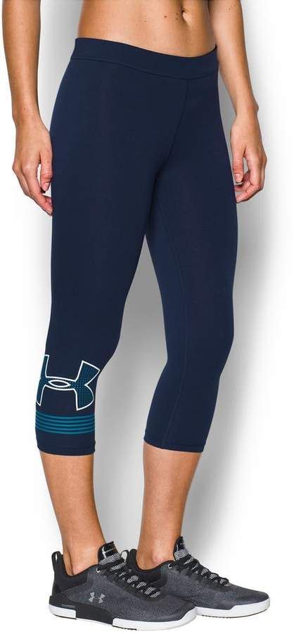 Womens Under Armour Favorite Graphic Capri Leggings Under Armour Women Capri Leggings