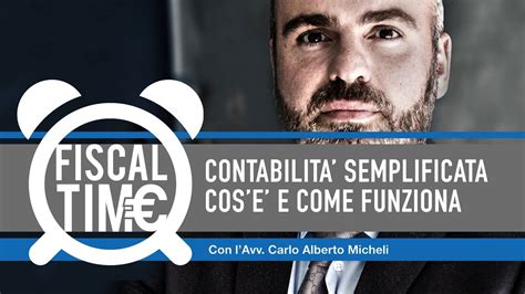 Contabilita Semplificata Cos E E Come Funziona Youtube