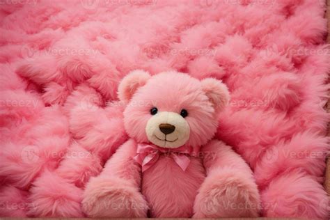 Pink Fluffy Teddy Bear Background Fluffy Teddy Bear Background Teddy