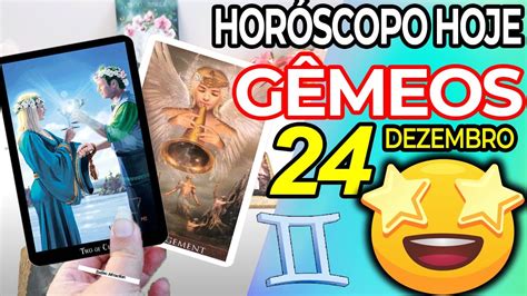 🤩𝐀𝐓𝐄𝐍𝐂̧𝐀̃𝐎 𝐕𝐄𝐌 𝐔𝐌 𝐆𝐑𝐀𝐍𝐃𝐄 𝐌𝐈𝐋𝐀𝐆𝐑𝐄 😇 Gêmeos ♊ 24 Dezembro 2023 Horoscopo