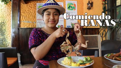 Comiendo RANAS en EL SALVADOR comidas exóticas YouTube