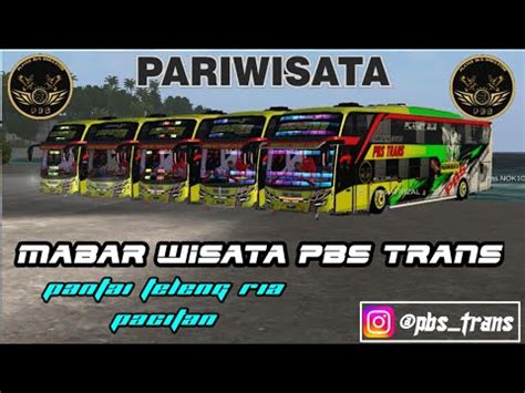 MABAR WISATA KE PANTAI TELENG RIA TELENG RIA PACITAN BUS SIMULATOR