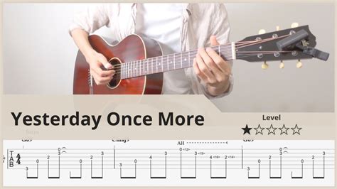 【tab】yesterday Once More Carpenters Fingerstyle Guitar ソロギター【タブ】 Youtube