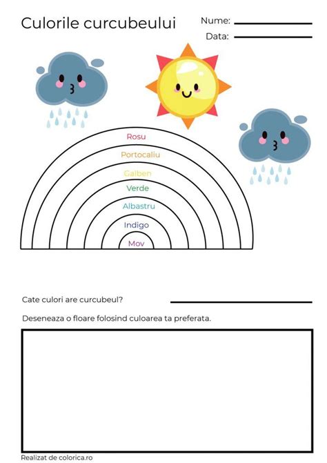 Plansa De Colorat Cu Curcubeu Si Comoara Planse De Colorat Porn Sex