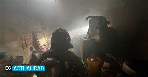 Incendio estructural se registró en Cumandá Quito y dejó un fallecido