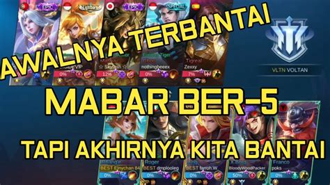 Mabar Ber Ketemu Lawan Full Squad Awalnya Terbantai Tapi Akhirnya