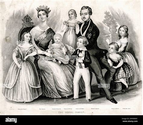 Queen Victoria, Prince Albert and their children Stock Photo - Alamy