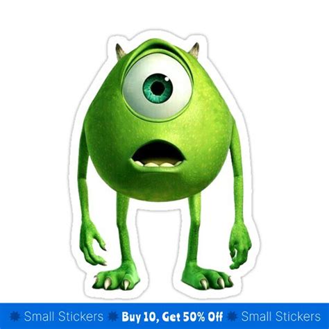 Mike Wazowski Sticker For Sale By Jostore2 Monsters Inc Monster Co