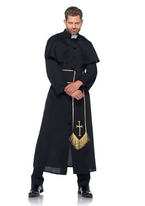 Mens Catholic Priest Halloween Religious Costume | eBay