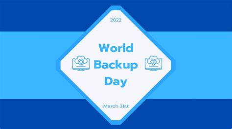 2022 World Backup Day 31st March HTMD Blog