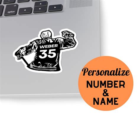 Personalized Hockey Stickers Hockey Team Stickers Hockey - Etsy