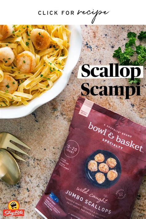 Scallop Scampi Healthy Eating Snacks Easy Seafood Recipes Recipes