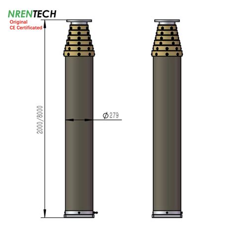 M Non Lockable Pneumatic Telescopic Mast Kg Payloads