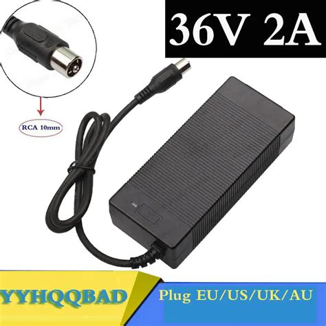 Yyhqqbad 36v 2a Lead Acid Battery Charger Electric Scooter Ebike