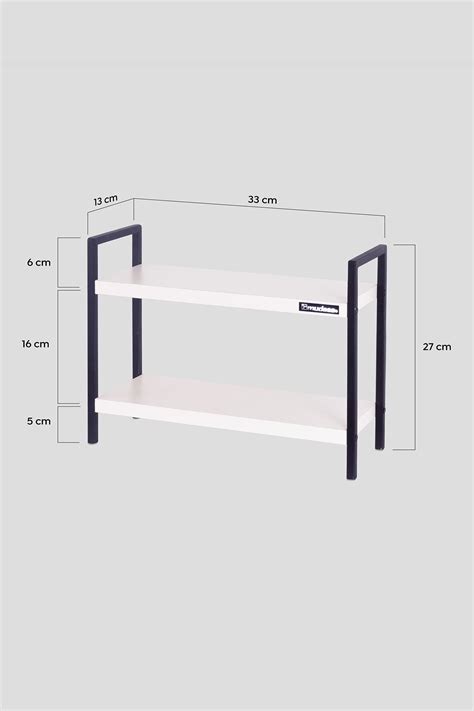 Mudesa Metal Masa Tezgah Üstü Düzenleyici Organizer Banyo Mutfak Rafı