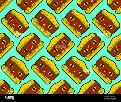 Kawaii Food Hamburger Banque De Photographies Et Dimages Haute