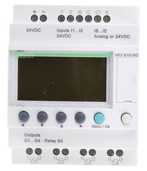 SR3B101BD Módulo lógico Schneider Electric Zelio Logic 24 V dc 6