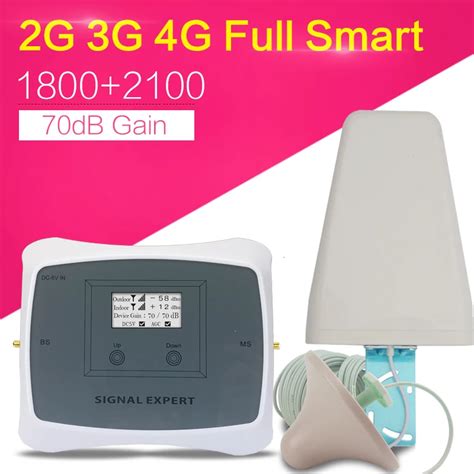 2g 3g 4g Cellular Signal Booster GSM LTE 1800 UMTS 2100 Mhz Cell Phones