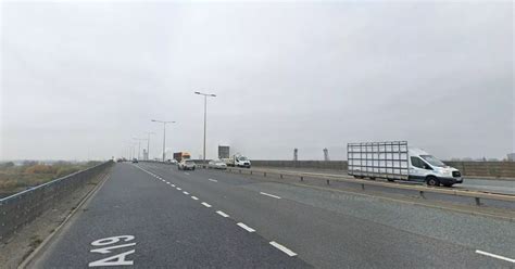 Every Update As Long Queues Form On A19 Flyover When Lane Blocked By