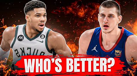 Head to Head Giannis Antetokounmpo vs Nikola Jokić Ultimate NBA