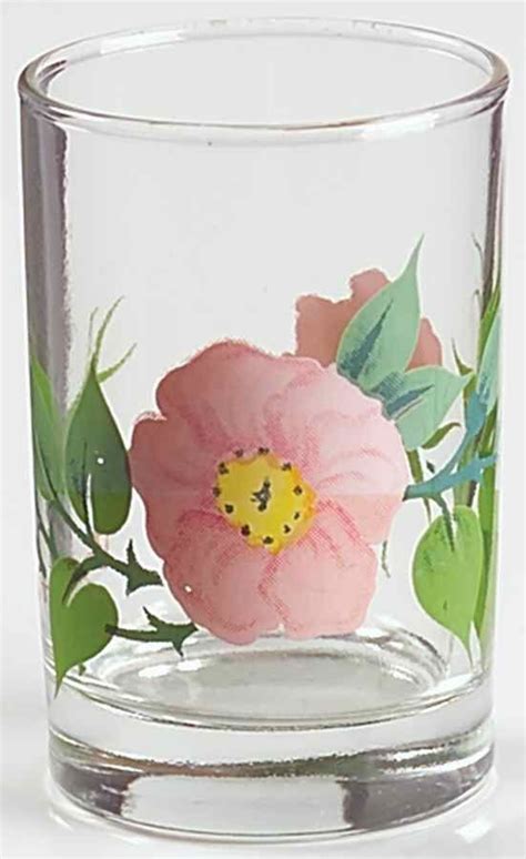 Desert Rose England And Portugal Backstamp 6 Oz Glassware Juice By