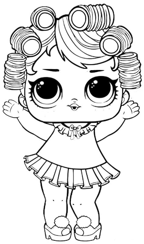 Lol Surprise Doll Coloring Pages Printable