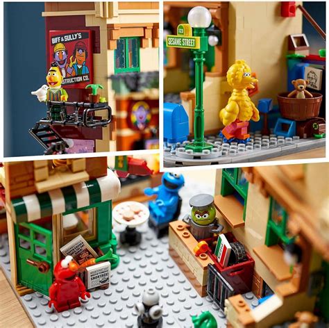 Lego Ideas 123 Sesame Street 21324 Building Kit Awesome Build And Display Model For Adults