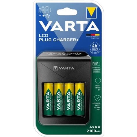 Varta Pack Cargador De Pilas Aa Aaa V Pilas Recargables Aa