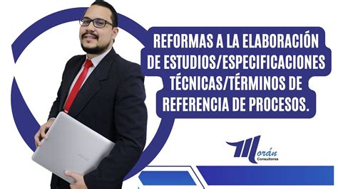 Reformas A La Elaboraci N De Estudios Especificaciones T Cnicas