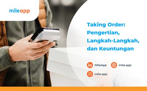 Taking Order Pengertian Langkah Langkah Dan Keuntungan