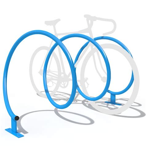 Dero Helix Rack Spiral Shaped Bicycle Rack