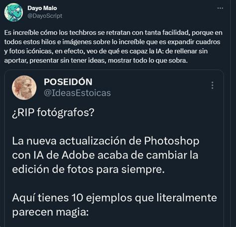 Rorin On Twitter Mira Que Hay Gente Hablando Y Opinando Sobre Las Ias