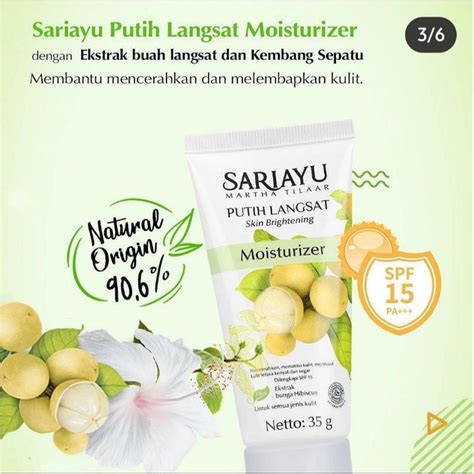 Jual Sariayu Bright Skin Putih Langsat Series Shopee Indonesia