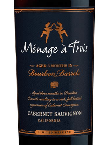 Ménage à Trois Bourbon Barrel Cabernet Sauvignon Vivino Brasil