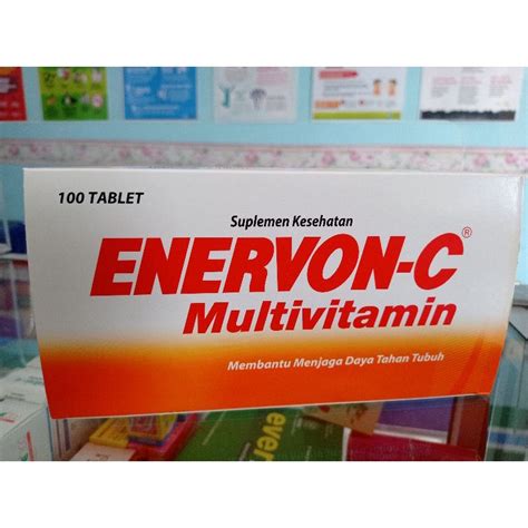 Jual ENERVON C STRIP ISI 4 TABLET Shopee Indonesia