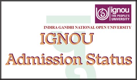 Ignou Admission Status Check By Control Enrollment Number