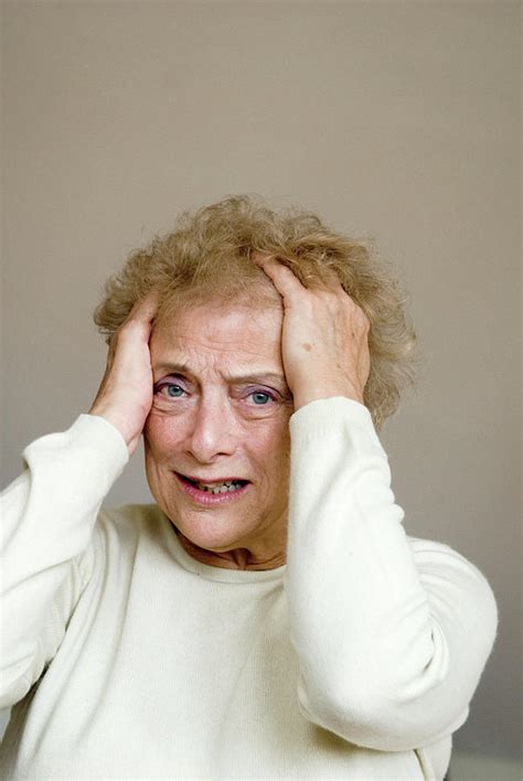 Upset Elderly Woman Photograph By Mary Dunkinscience Photo Library