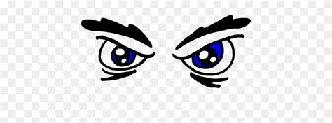 Angry Woman's Eyes Vector Drawing - Angry Woman Clipart - FlyClipart