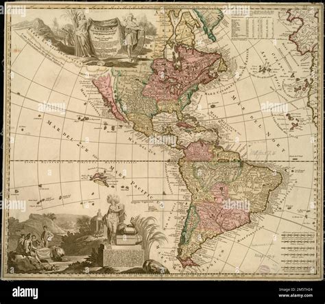 AmericaE Tam Septentrionalis Quam Meridionalis In Mappa Geographica