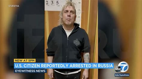 Us Musician Ex Paratrooper Michael Travis Leake Arrested In Moscow On