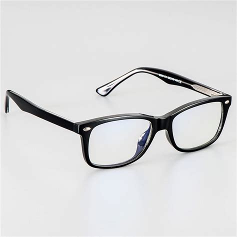 51018 Square Plastic Titanium Retro Glasses Frames Anti Blue Light Ult Cinily